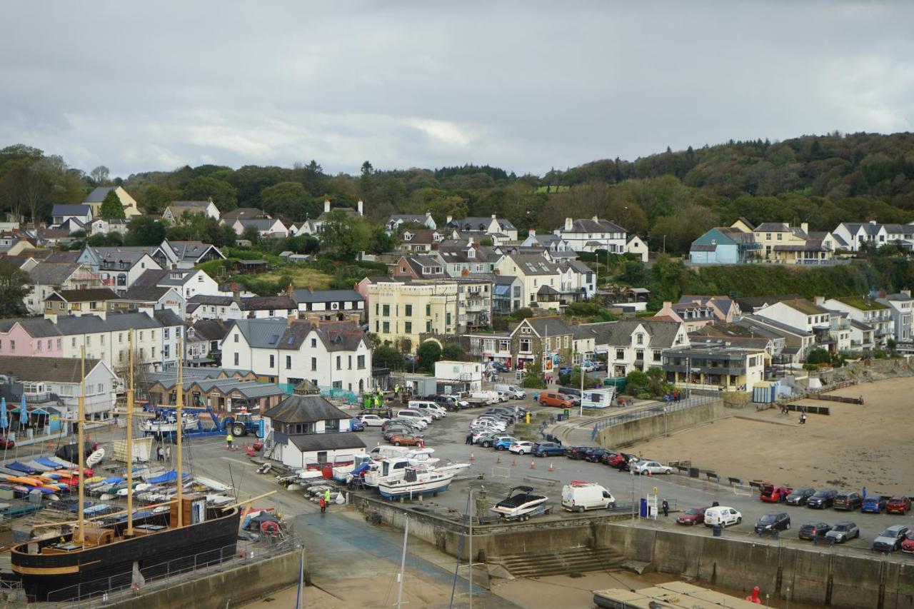Beach House With Sea Views Over Saundersfoot Bay Exterior foto