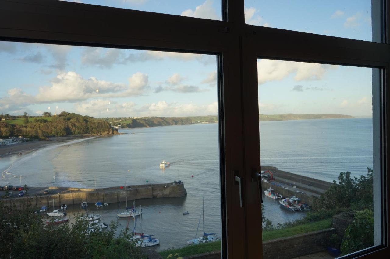 Beach House With Sea Views Over Saundersfoot Bay Exterior foto