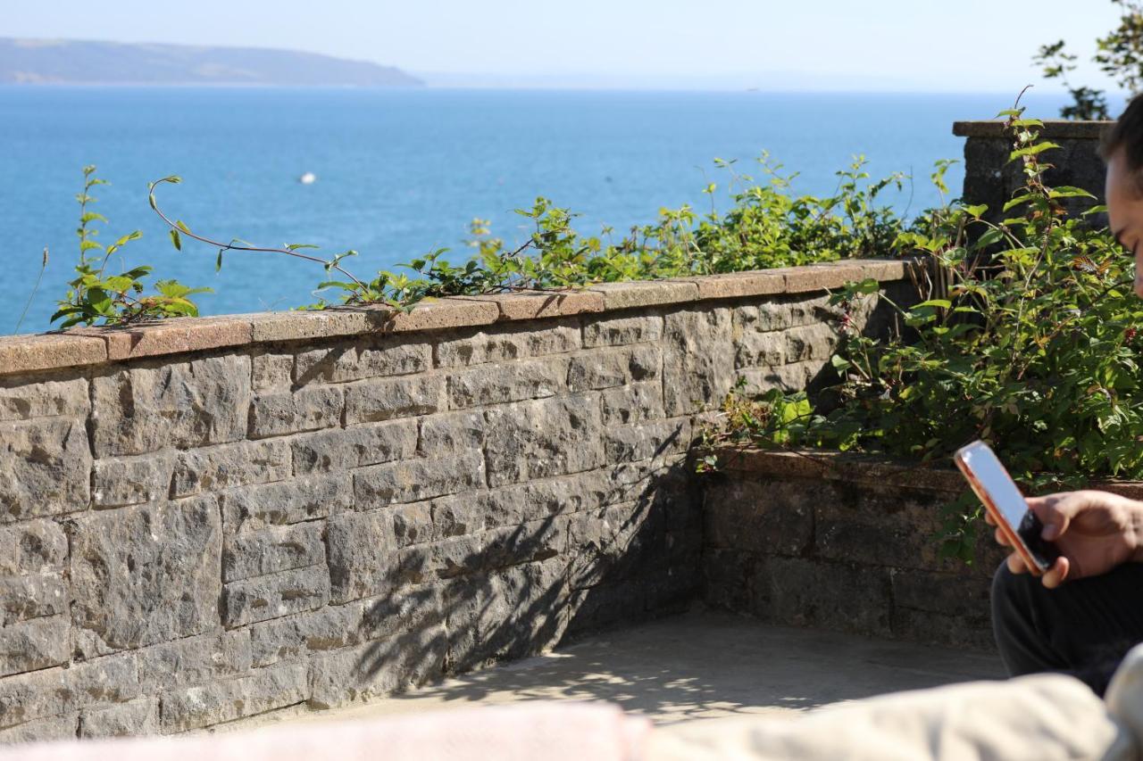 Beach House With Sea Views Over Saundersfoot Bay Exterior foto